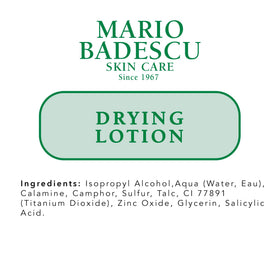 Mario Badescu packaging and ingredient list emphasizing clean formula benefits