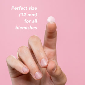 Mario Badescu patch applied on cheek demonstrating discreet coverage