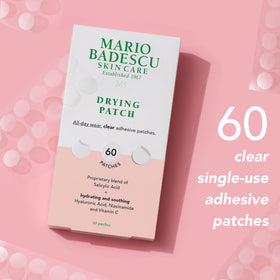 Mario Badescu open sheet close-up showing individual adhesive patches