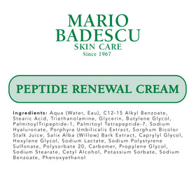 Mario Badescu jar on bathroom shelf setting, suggests daily skincare ritual