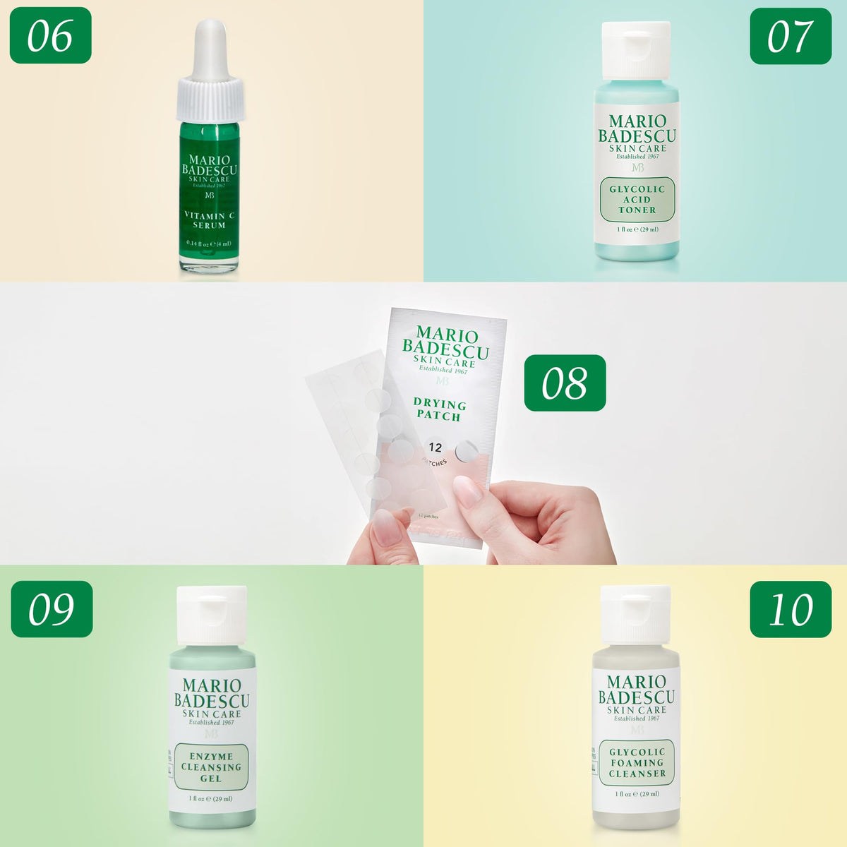 Mario Badescu pimple patches on blemish demonstrating targeted overnight care