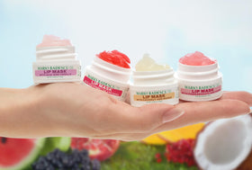 Mario Badescu pomegranate guava ingredients flatlay displaying botanical extracts for soothing care