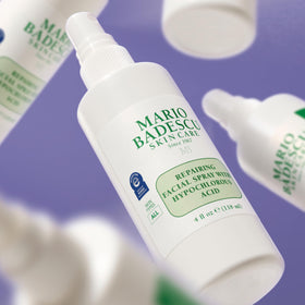 mario badescu post-sun application on shoulder soothing heated skin