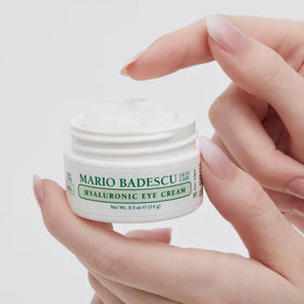 Mario Badescu product beside aloe plant highlighting soothing formula