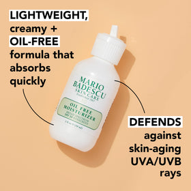 Mario Badescu dispensing moisturizer into hand for quick absorption benefit