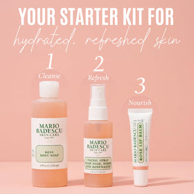 Mario Badescu body wash lather close-up, demonstrates gentle cleansing benefit