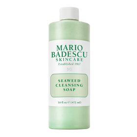 Mario Badescu front bottle showing packaging and size, clear product identity benefit