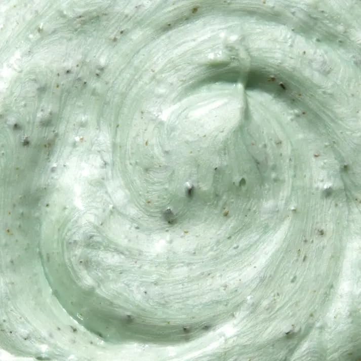 Mario Badescu creamy cleanser texture close-up showing gentle seaweed grains