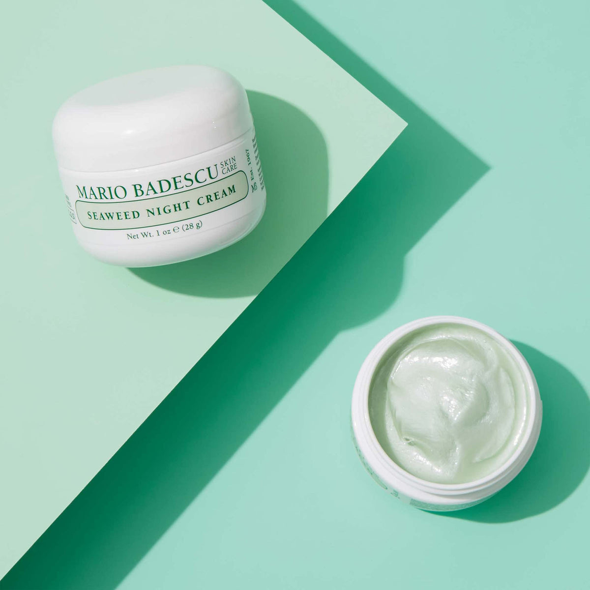 Mario Badescu label closeup displaying ingredients and reassuring formulation transparency