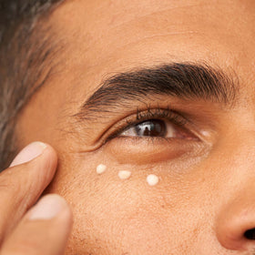 Mario Badescu small dab on ring finger illustrating gentle application for delicate skin benefit