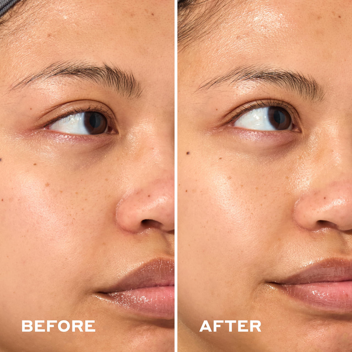 Mario Badescu finger with serum residue showing hydrating texture and absorption