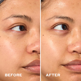 Mario Badescu finger with serum residue showing hydrating texture and absorption