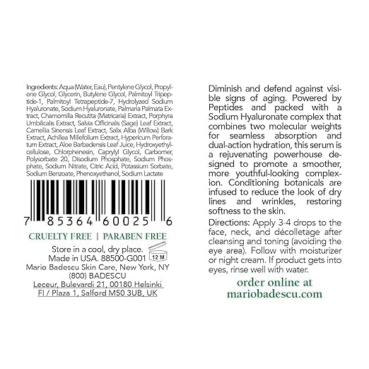 Mario Badescu close-up of serum texture highlighting lightweight absorbency benefit