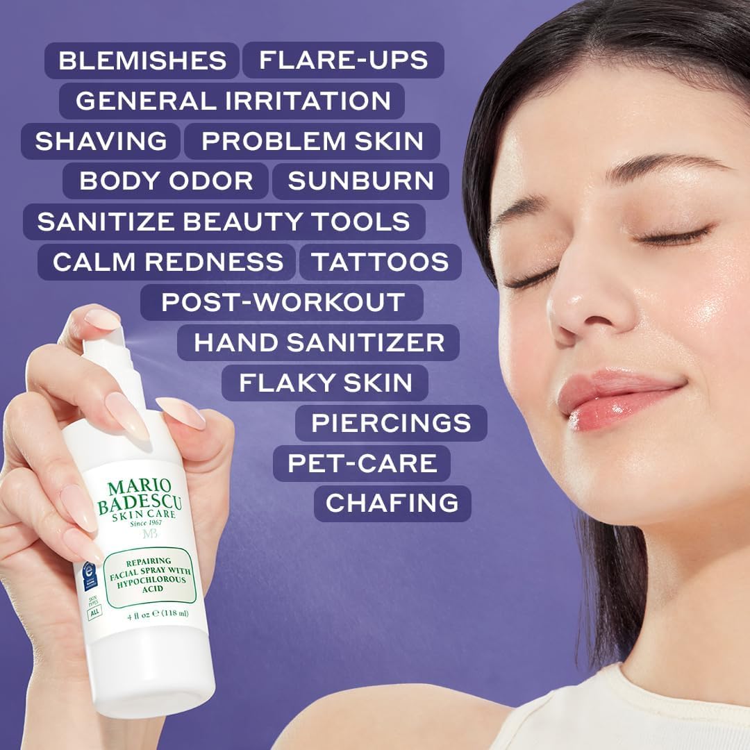 Mario Badescu bottle held in hand to show 2 fl oz size