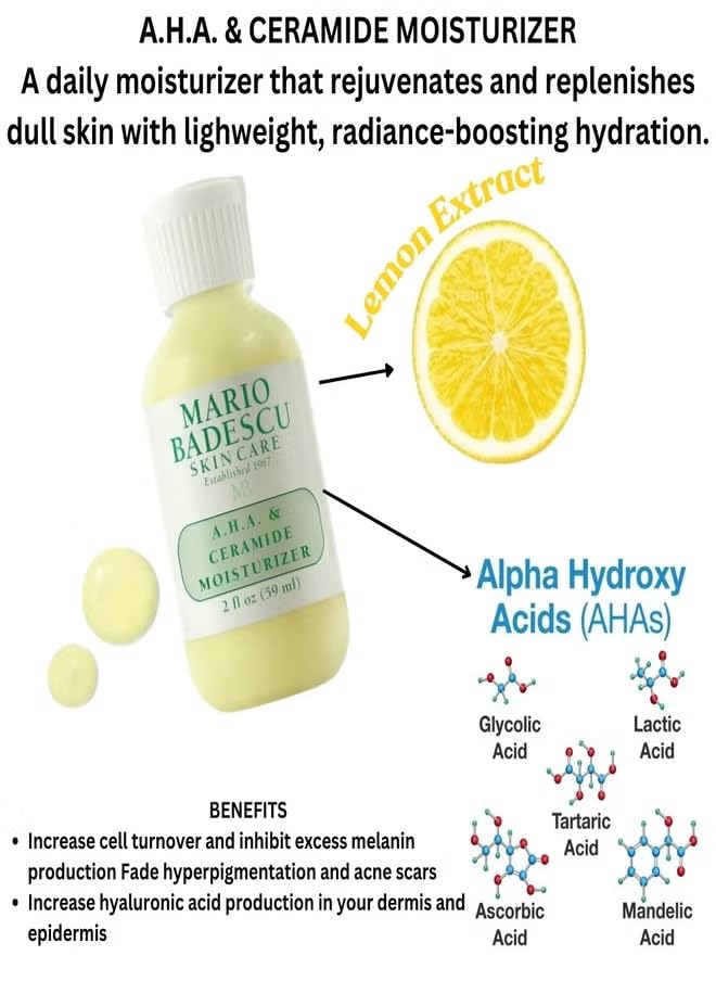 Mario Badescu 2 fl oz size comparison beside common items for scale and travel-friendly benefit