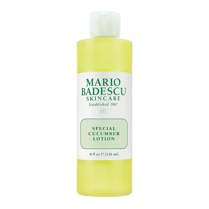 Mario Badescu front bottle showing product and size, conveys clear skincare benefits