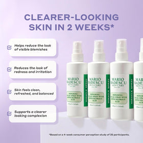 mario badescu spray in use after workout cooling skin and reducing redness