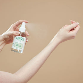 Mario Badescu spray nozzle close-up highlighting easy application