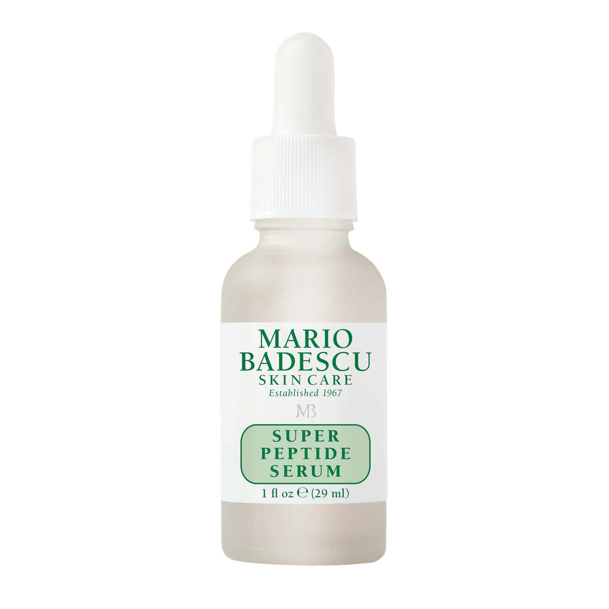 Mario Badescu front bottle view showing serum packaging and clean design benefit