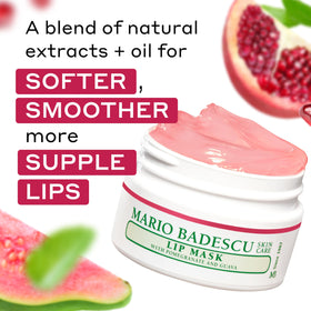 Mario Badescu close-up of smooth balm texture demonstrating rich hydration and spreadability