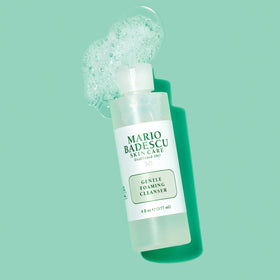 Mario Badescu close-up foam texture illustrating gentle lathering action
