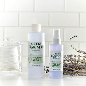 Mario Badescu pouring texture showing lightweight finish and quick absorbency