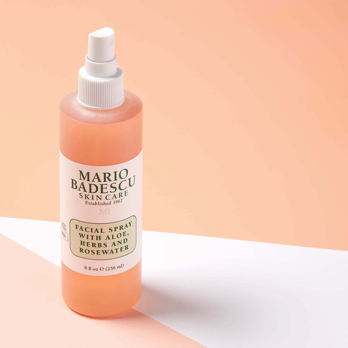 Mario Badescu facial spray in travel pouch for on-the-go hydration benefit