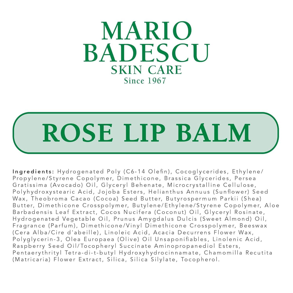 Mario Badescu tube label detail showing product name and clean formulation