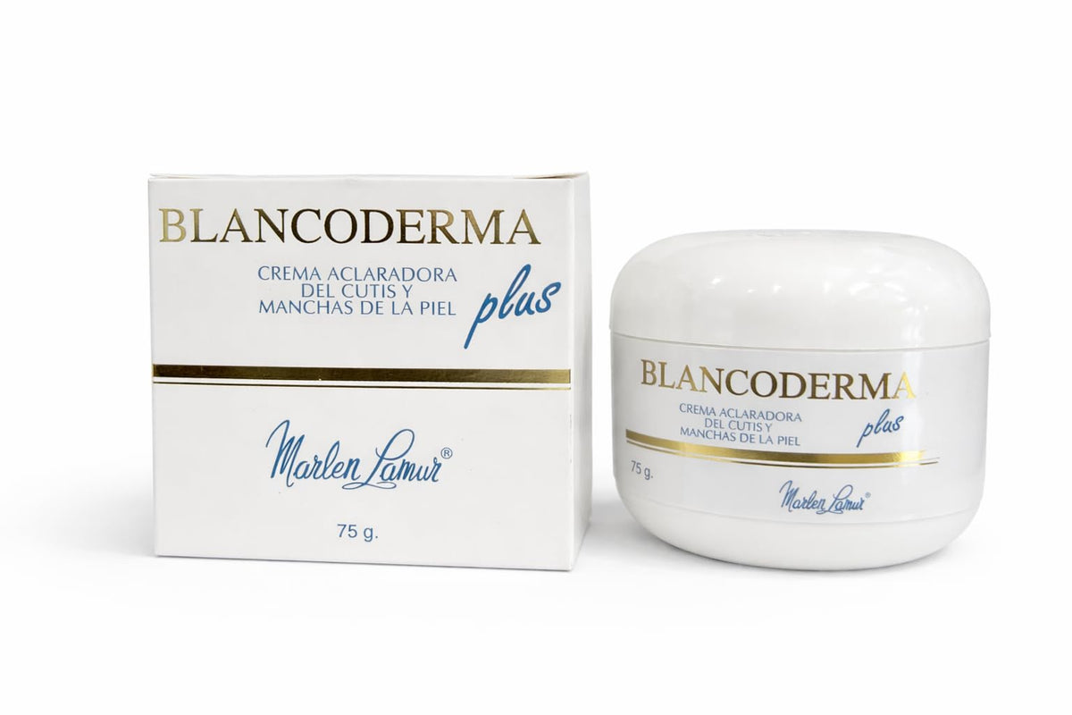 Marlen Lamur jar front view showing label and whitening cream benefits