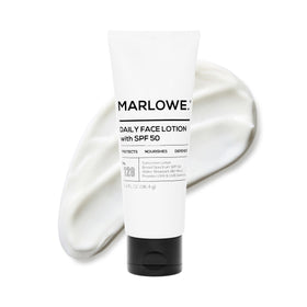 MARLOWE front packaging showing SPF 50 and clean design for effortless protection