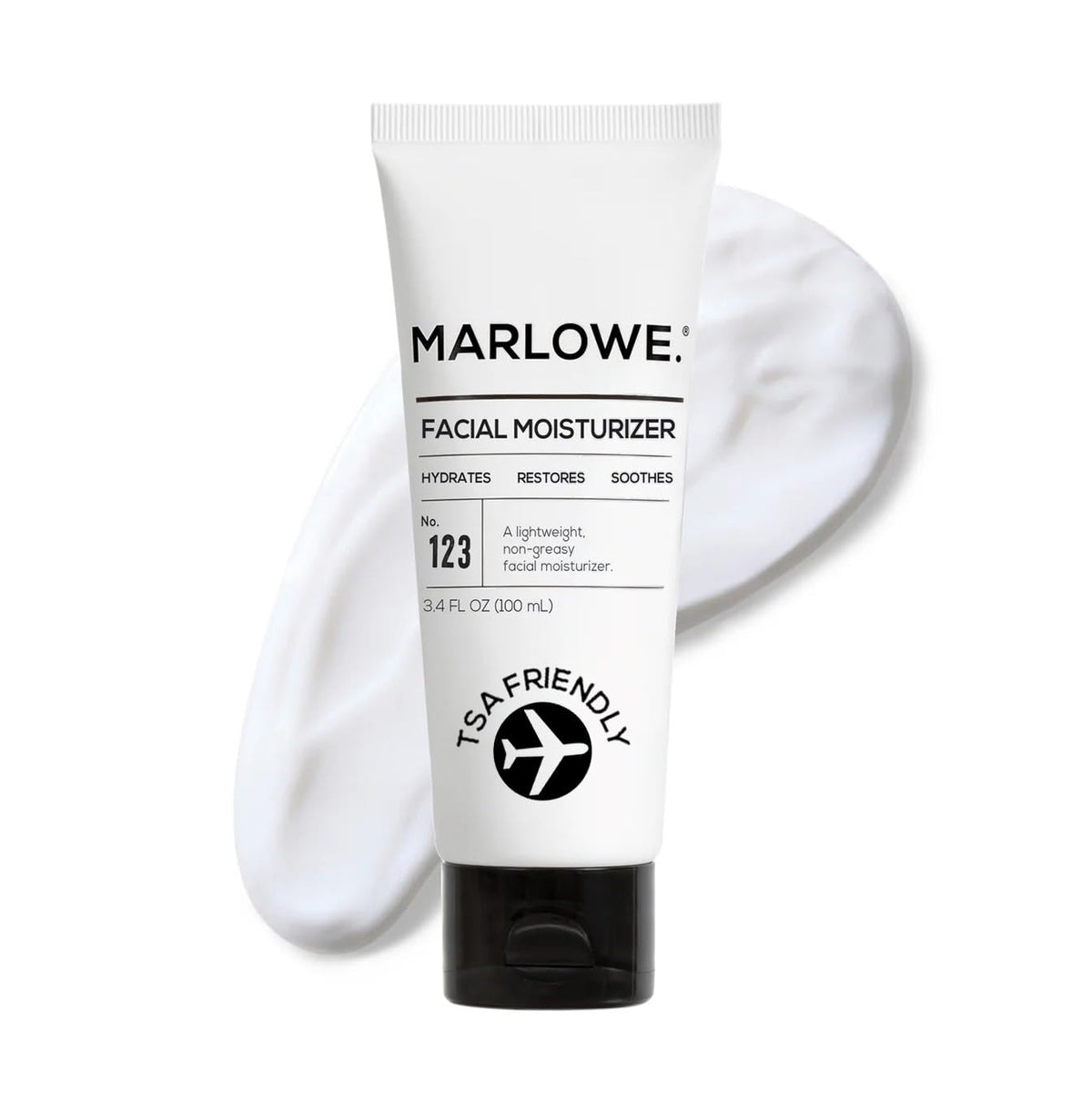 MARLOWE. front packaging showing clean design and size benefit