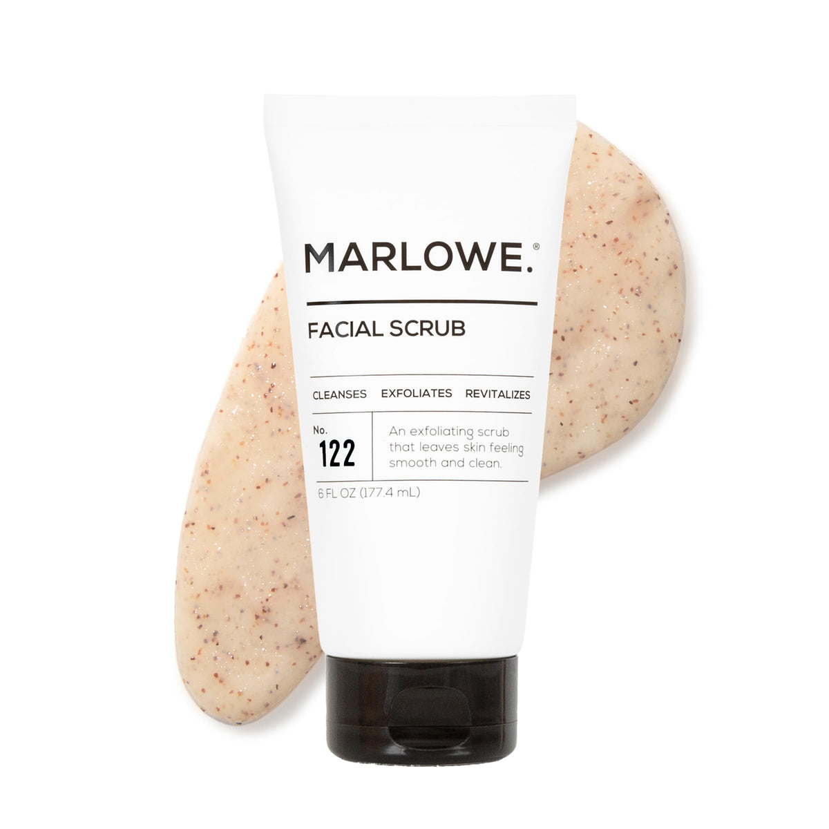 MARLOWE. front packaging showing clean label and 6 oz tube, conveys premium grooming