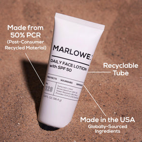 MARLOWE in bathroom routine setting illustrating daily convenience and simplicity