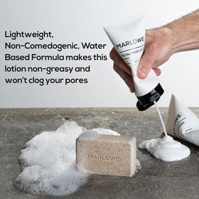 MARLOWE. moisturizer pump dispensing lightweight formula for quick absorption