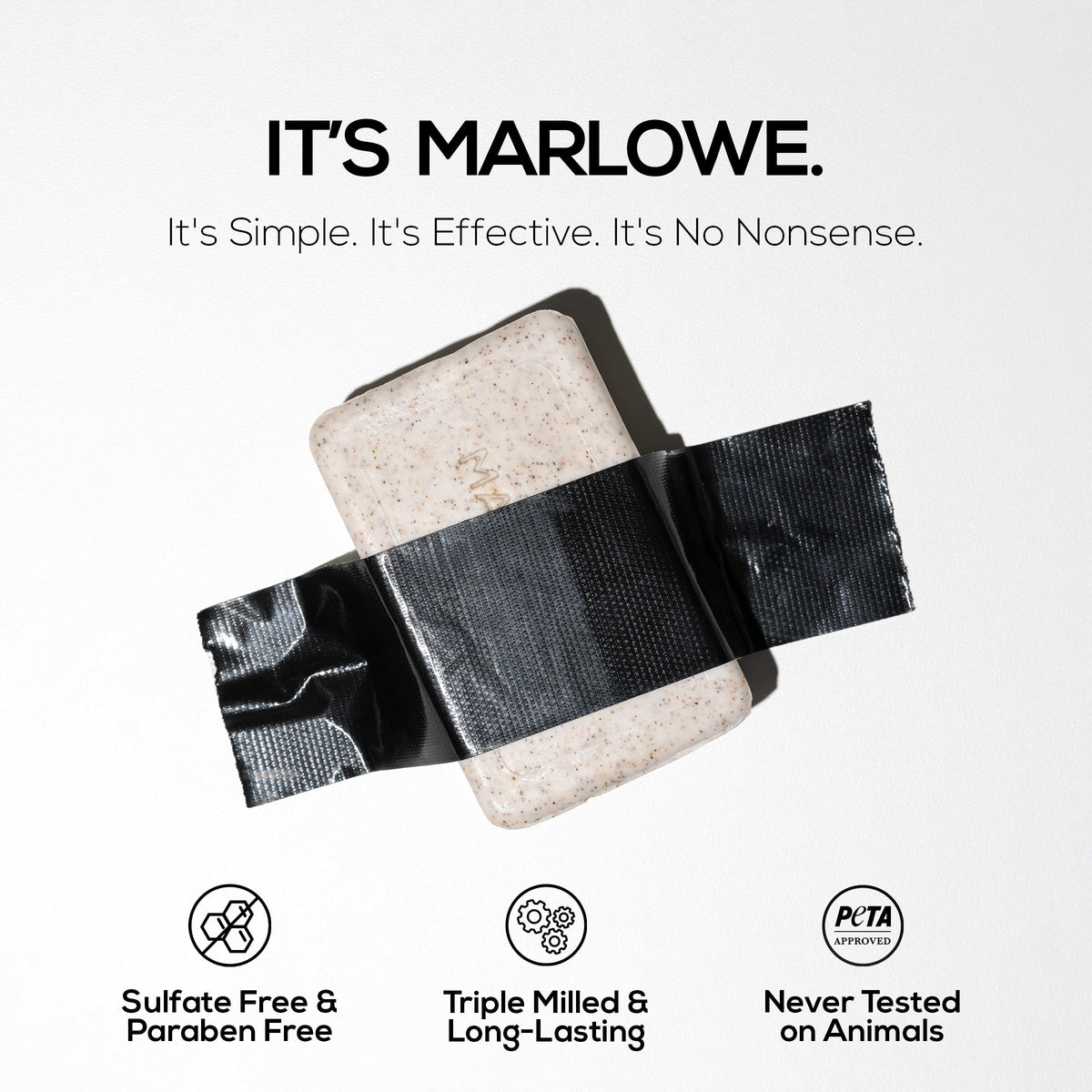 MARLOWE. No. 102 three bars stacked indicating value and longer-lasting use