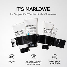 MARLOWE. kit held in hand for scale to show portable travel-friendly sizes