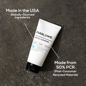 MARLOWE. tube in gym bag, emphasizing travel-friendly freshness