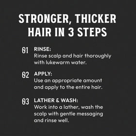 ＭＡＲＯ１７ in-use in shower demonstrating scalp massage for better product contact