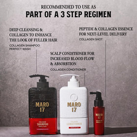 MARO17 lifestyle bathroom shelf conveying daily grooming routine