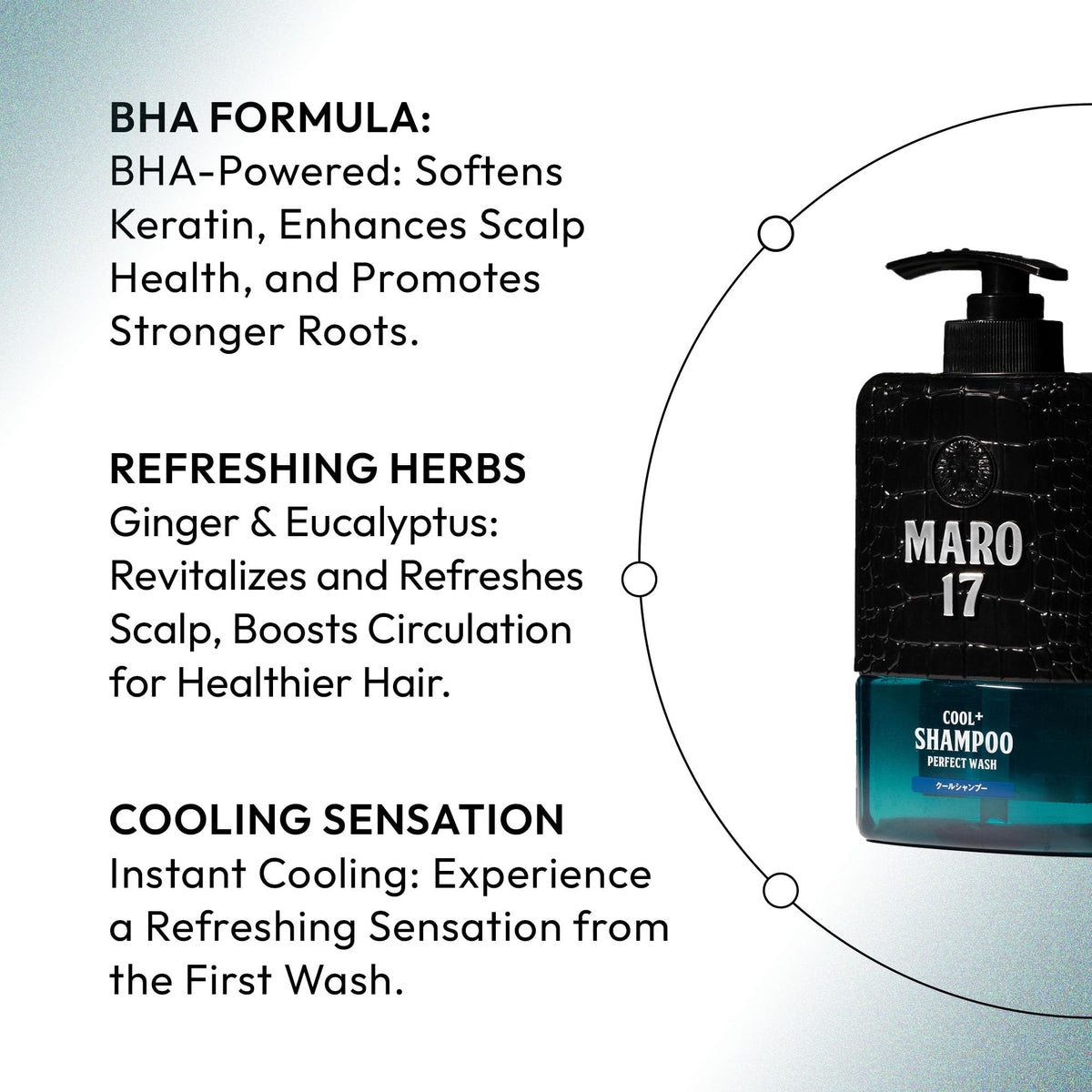 ＭＡＲＯ１７ pump dispensing gel texture for controlled fresh application