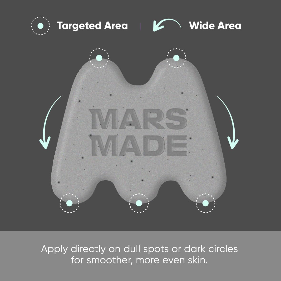 MARS MADE bar lathering in hands, demonstrates creamy cleanse and ease of use