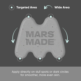MARS MADE bar lathering in hands, demonstrates creamy cleanse and ease of use