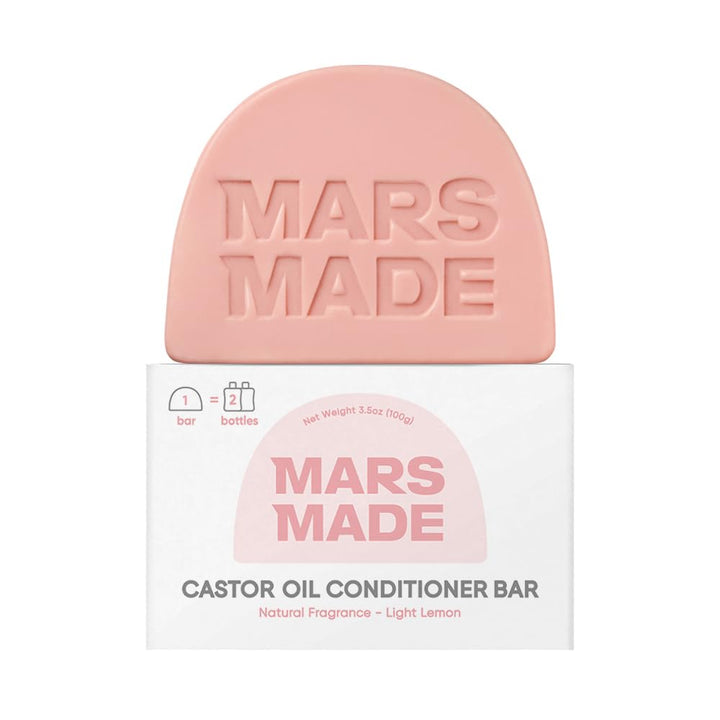 MARS MADE front packaging showing bar and benefits for eco-friendly haircare
