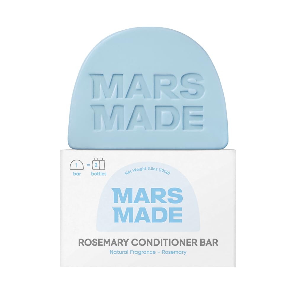 MARS MADE front packaging displaying conditioner bar and eco benefits