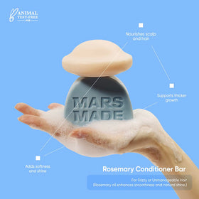 MARS MADE lather and texture close-up showing rich conditioning slip