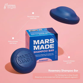 MARS MADE lather on hands demonstrating quick foaming and easy application