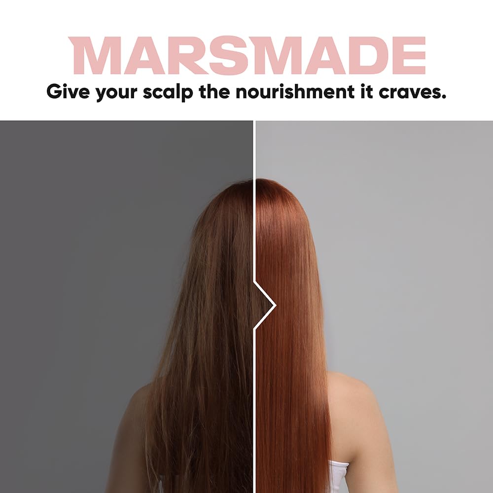 MARS MADE bar applied to wet scalp showing gentle cleansing and refreshment