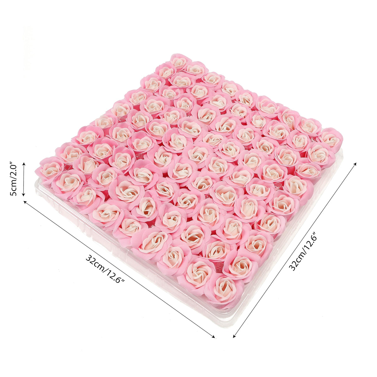 Marsrut close-up of rose petal detail highlighting lifelike texture and durable soap finish