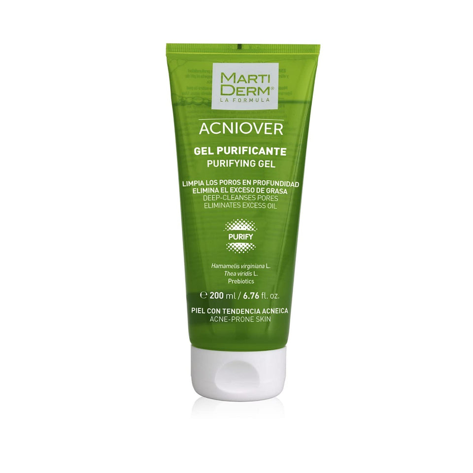 Martiderm Acniover front packaging showing 200 ml bottle and label for clear identification and quick purchase