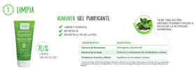 Martiderm Acniover bottle in hand to show 200 ml size and portability for travel or daily bathroom storage